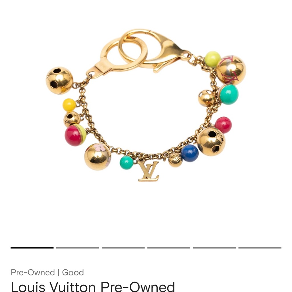 LOUIS VUITTON Chaine Grelots Key Holder Bag Charm - Picture 2 of 4